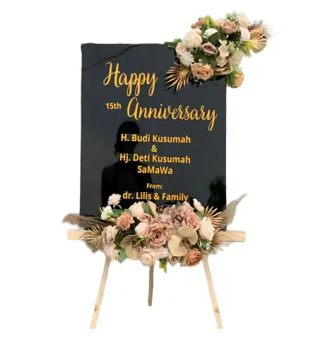 Papan Bunga Akrilik Lumingser