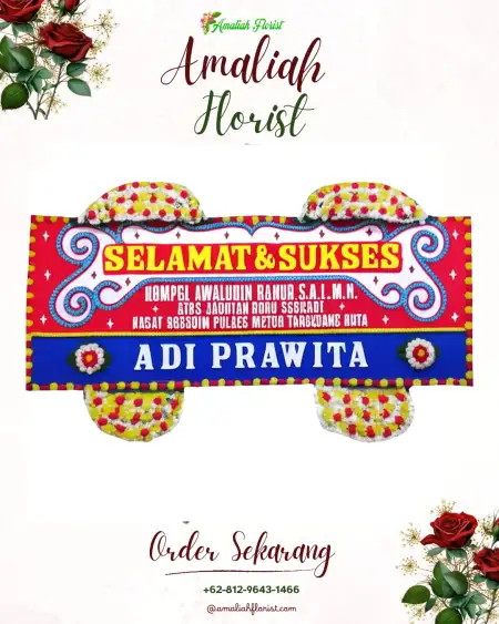 Papan Bunga Ucapan Selamat Lumingser
